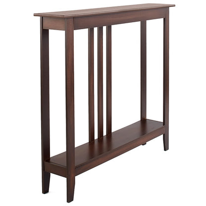 Narrow Entryway Wood Console Accent Table - 32"H