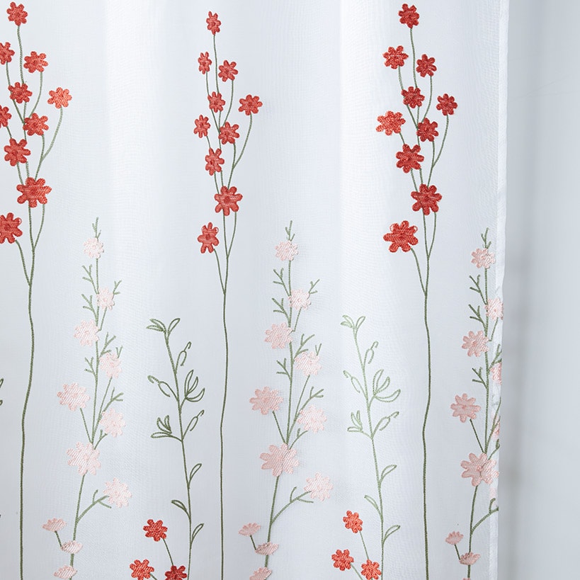 Floral Blooming Window Panel 63"