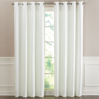 Grasscloth Room Darkening Window Panel