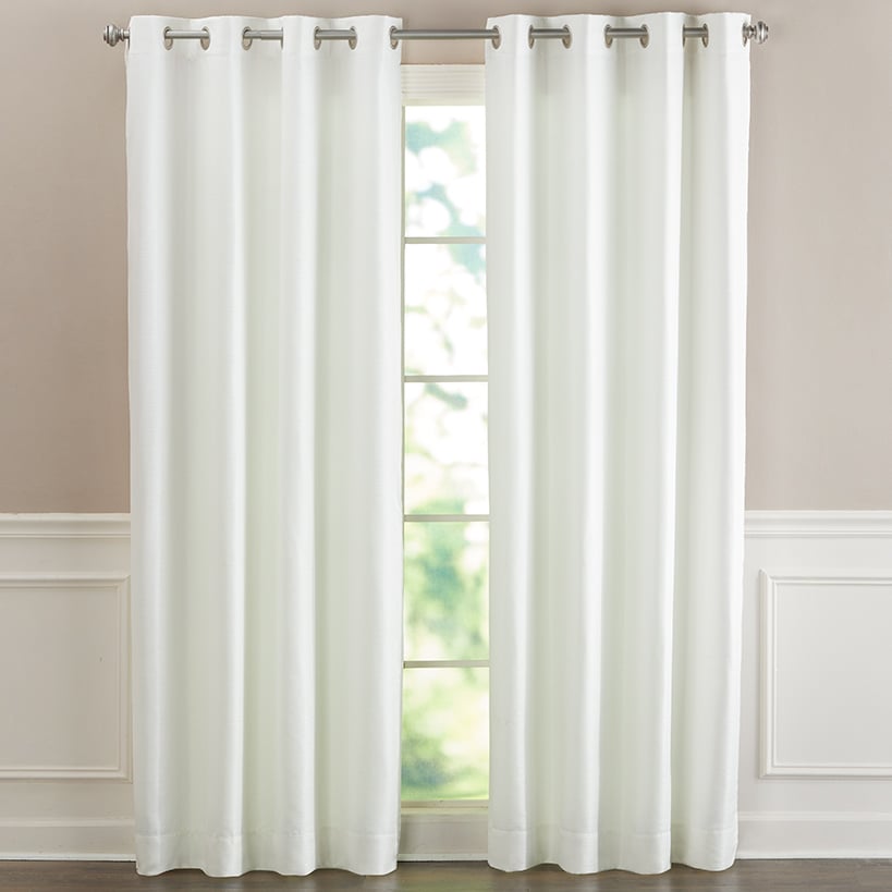 Grasscloth Room Darkening Window Panel