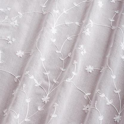 Embroidered Semi-Sheer Panel