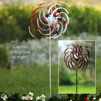 Double-Spiral Solar Spinners