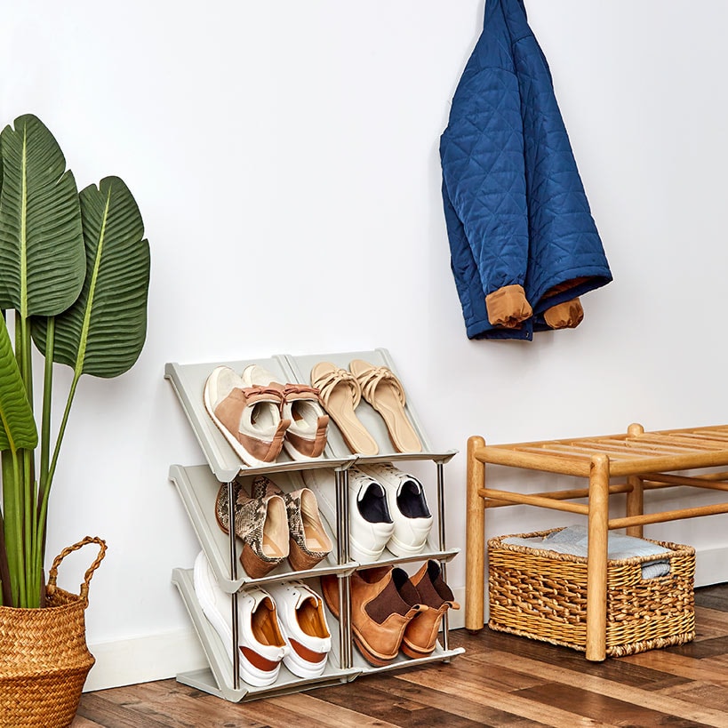 Stackable Modular Shoe Rack - 6-Pc.