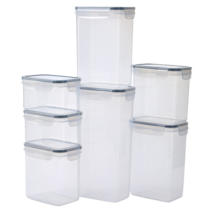 Pantry Food Storage Containers with Labels – Set of 7 | LTD Commodities