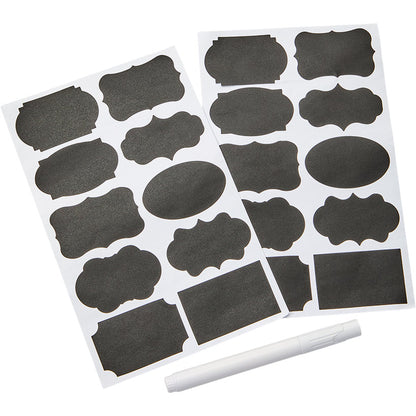 Pantry Food Storage Containers with Labels – Set of 7