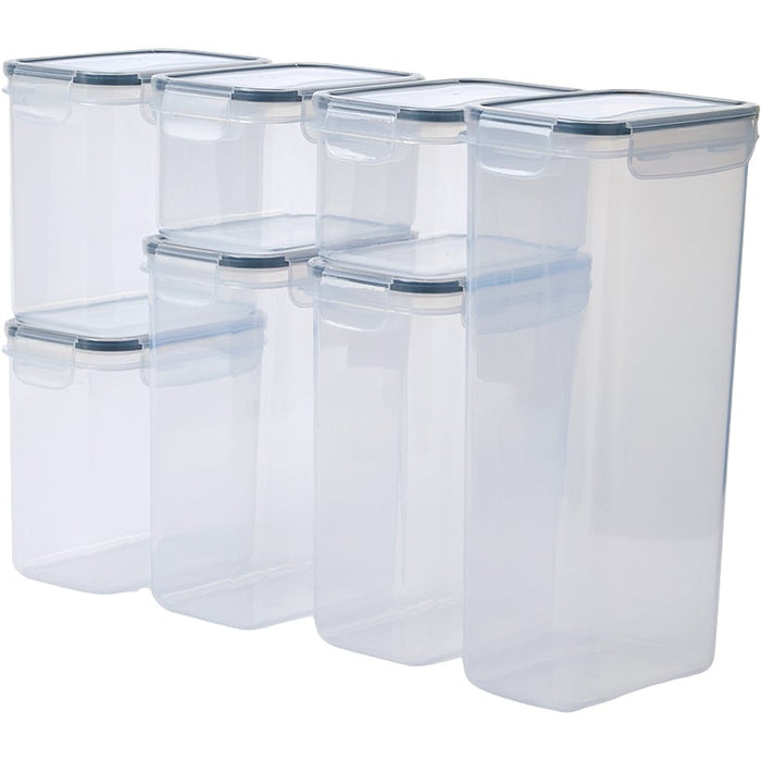 Pantry Food Storage Containers with Labels – Set of 7 | LTD Commodities