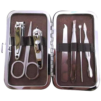 Manicure Kit in Deluxe Floral Case 7pc