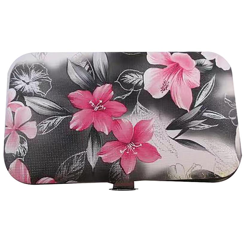 Manicure Kit in Deluxe Floral Case 7pc