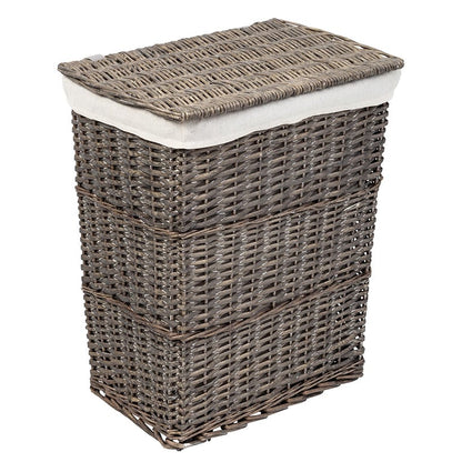 Split Willow Woven Storage Basket Set 7 Piece