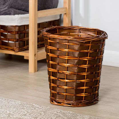 Wicker Hamper and Bath Combo Set 7-pc
