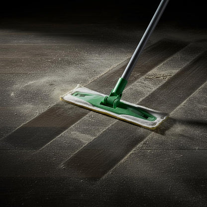 2 in 1 Dry & Wet Sweeper Mop Set With Handle – Reusable Floor Cleaning System for Hardwood, Tile & Laminate