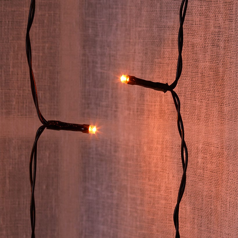 Icicle LED Curtain Lights - 10 Ft