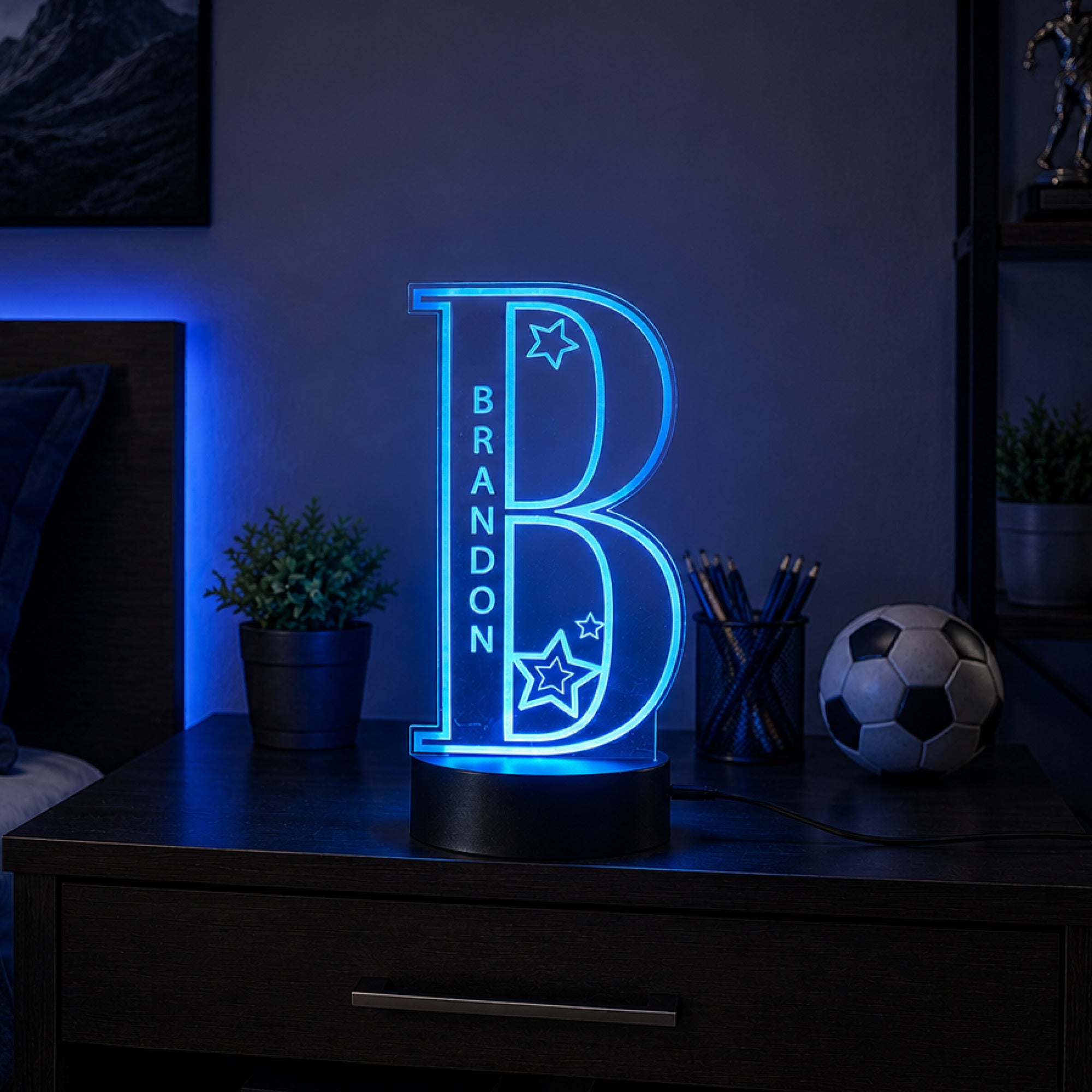 Personalized Acrylic LED Star Nightlight