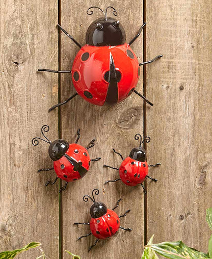 Sets of 4 Metal Garden Bugs