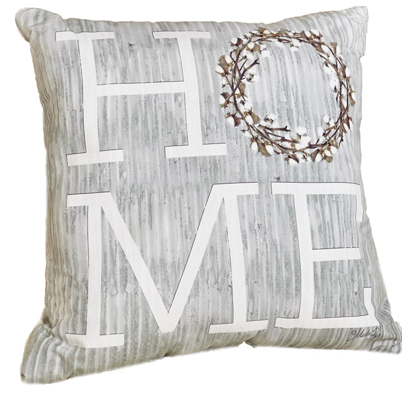 Cotton Boll Accent Pillows