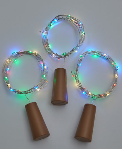 Sets of 3 Wine Bottle Stopper String Lights