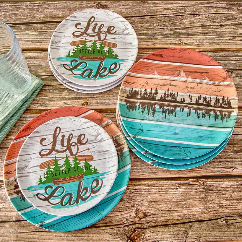 Lake Life Dinnerware Set or Serving Platter