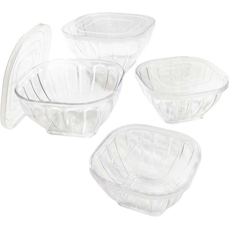 Clear Storage Containers Nesting 8 Pc Set | LTD Commodities