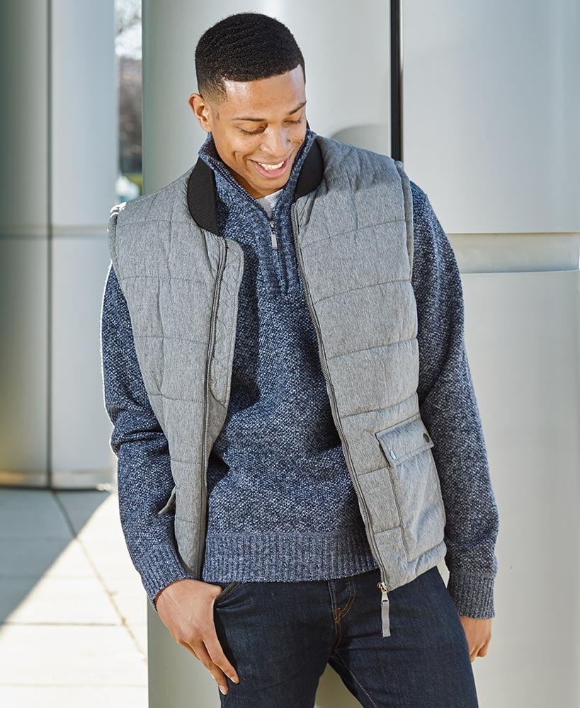 Men's Fleece-Lined 1/4-Zip Sweaters