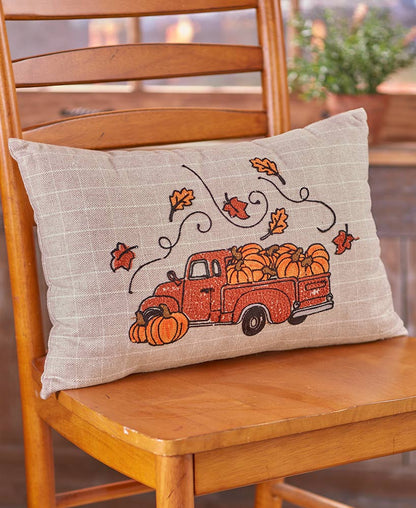 Harvest Gathering Embroidered Home Accents