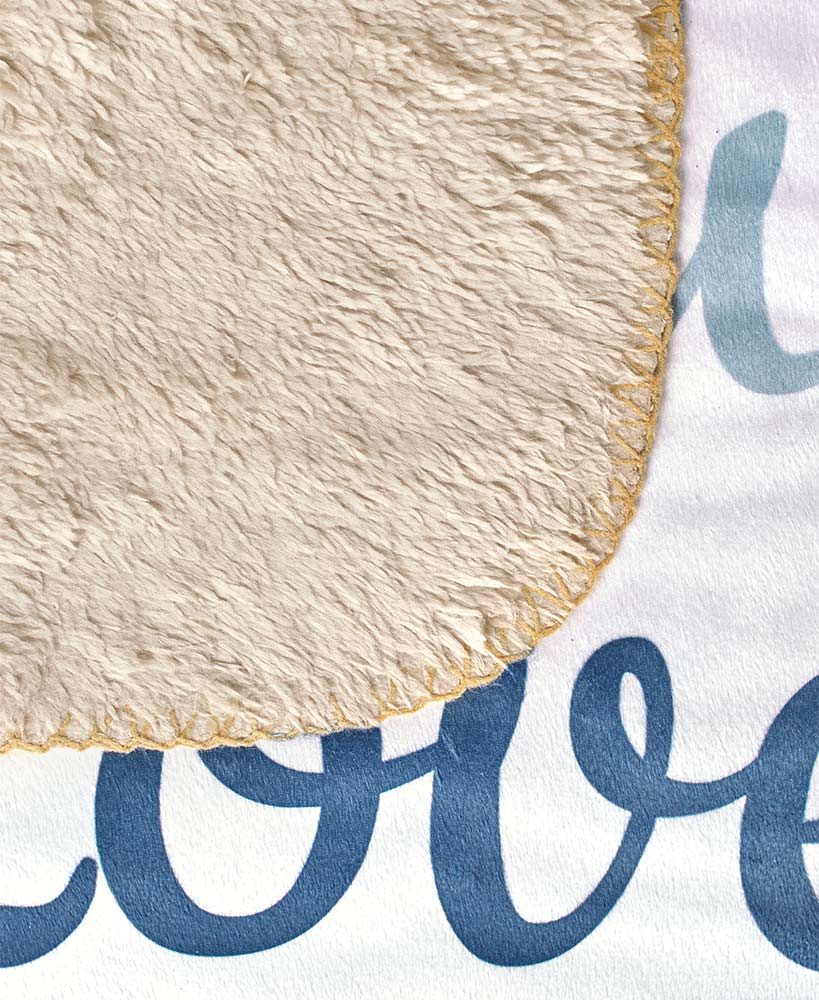 Personalized Family Word Art Sherpa Throws or Pillows