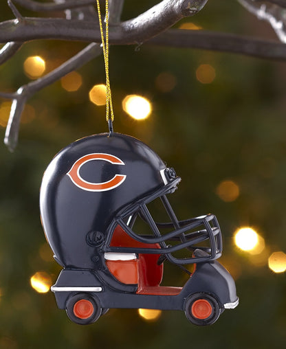 NFL Helmet Cart Ornaments