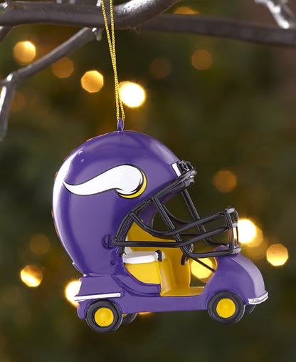 NFL Helmet Cart Ornaments