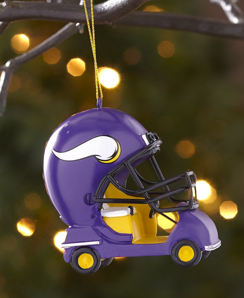 NFL Helmet Cart Ornaments