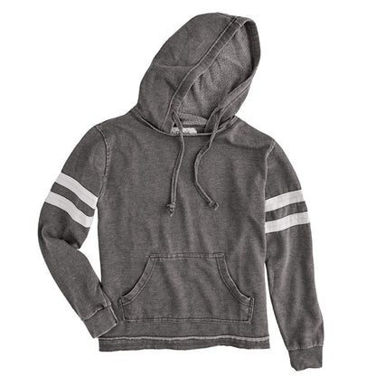Athletic Stripe Pullover Hoodies