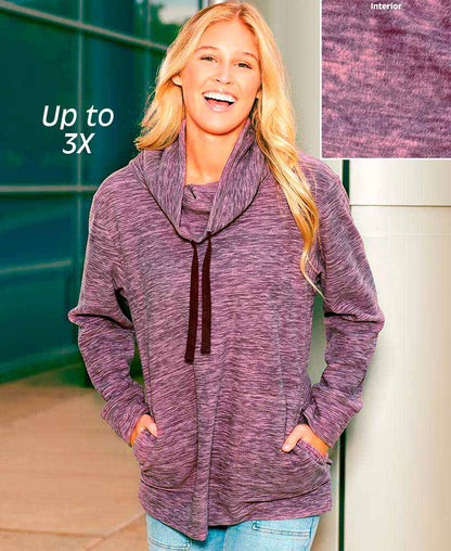 Cowl-Neck Tech Fleece Pullovers