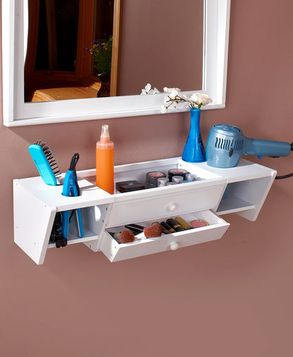 Wall-Mounted Bathroom Vanity Shelves