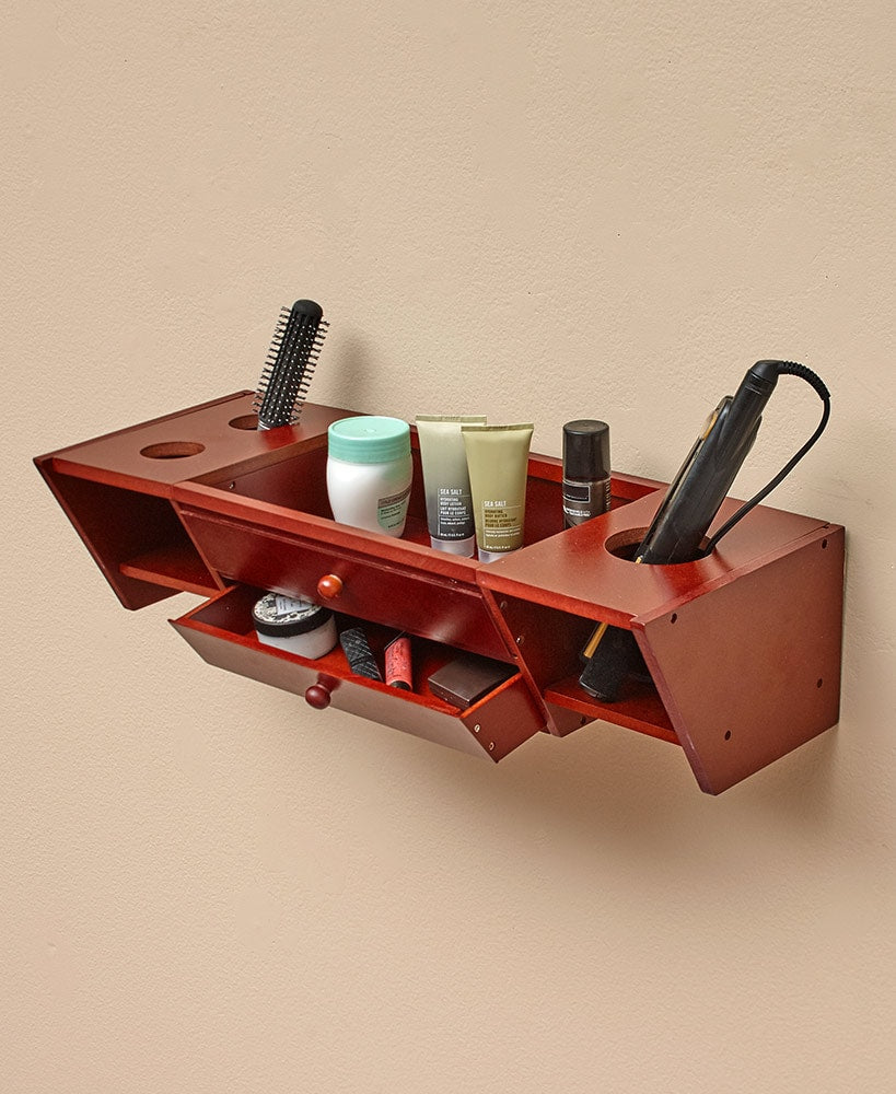 Wall-Mounted Bathroom Vanity Shelves