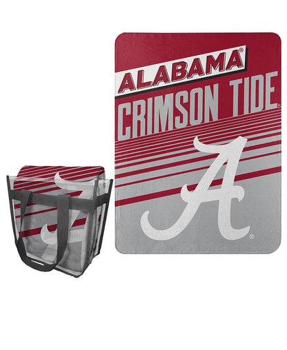 Collegiate Fleece Throw with Tote