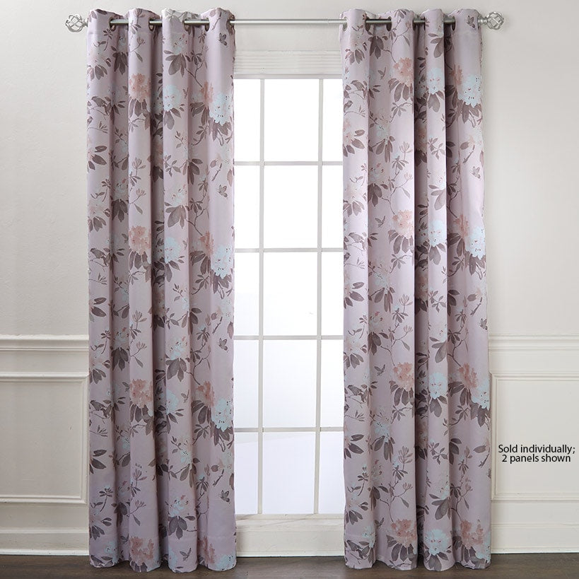 Floral Printed Blackout Curtains