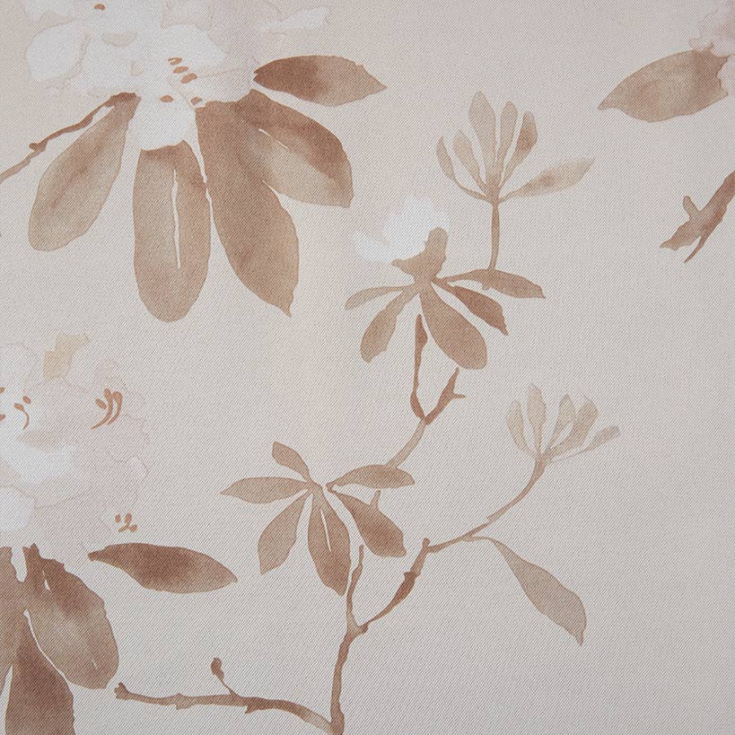 Floral Printed Blackout Curtains#select-color_sandstone