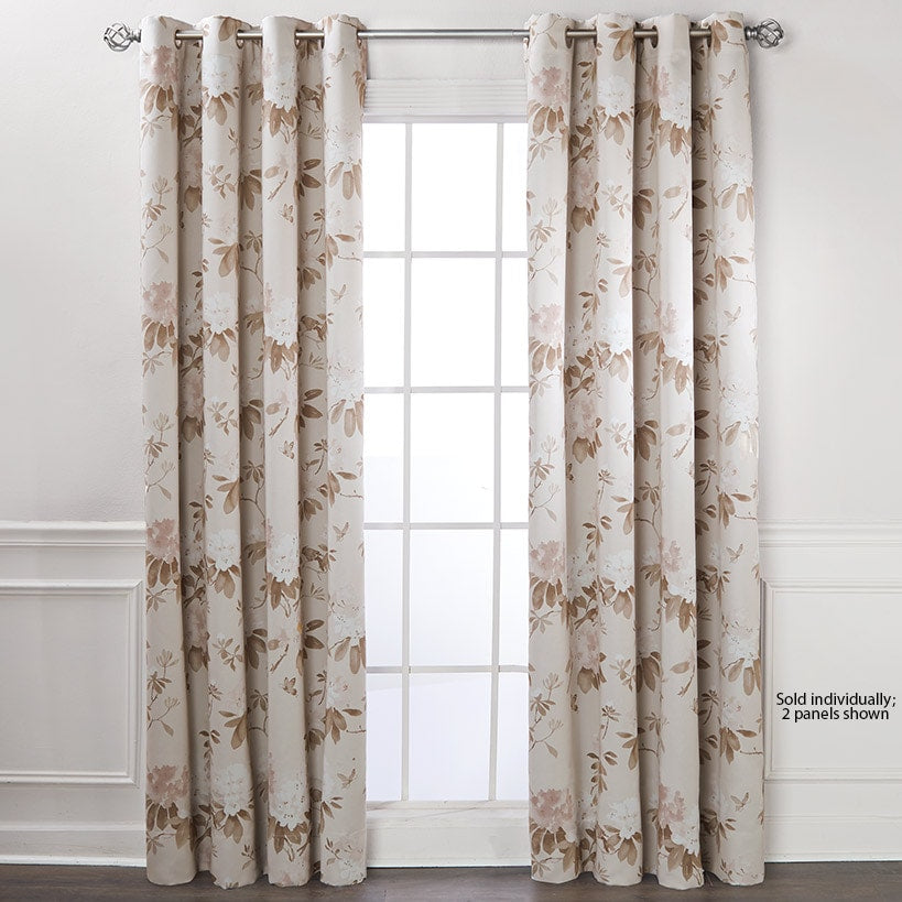 Floral Printed Blackout Curtains