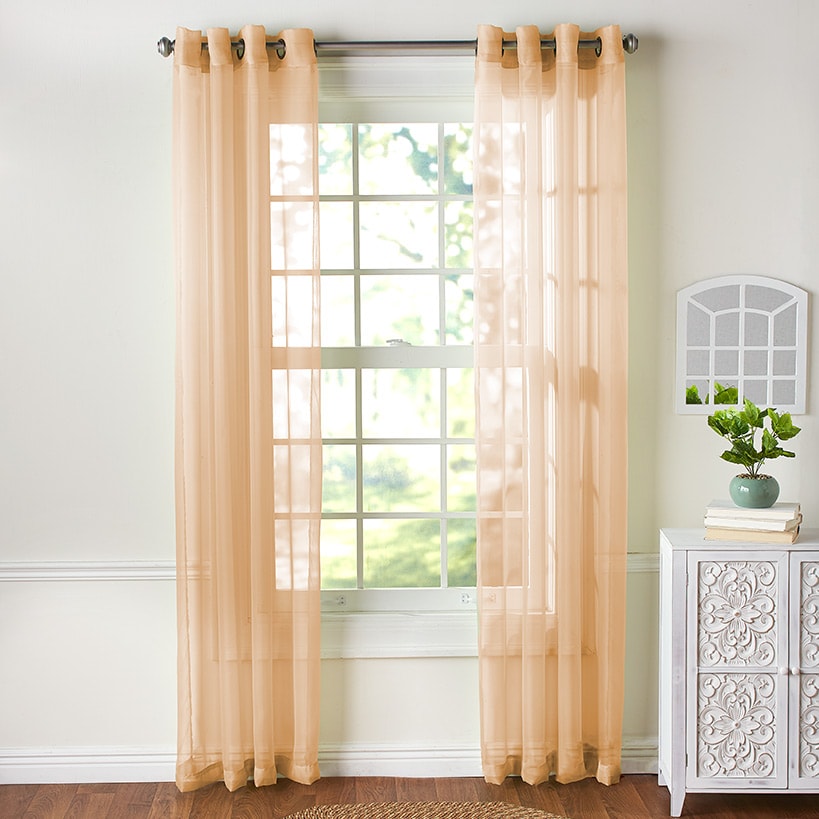 Sheer Grommet Window Panel