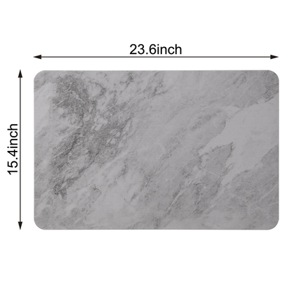 4 Colors! - 24'' X 15'' Diatomaceous Quick Drying Stone Bath Mat