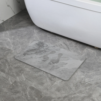 4 Colors! - 24'' X 15'' Diatomaceous Quick Drying Stone Bath Mat