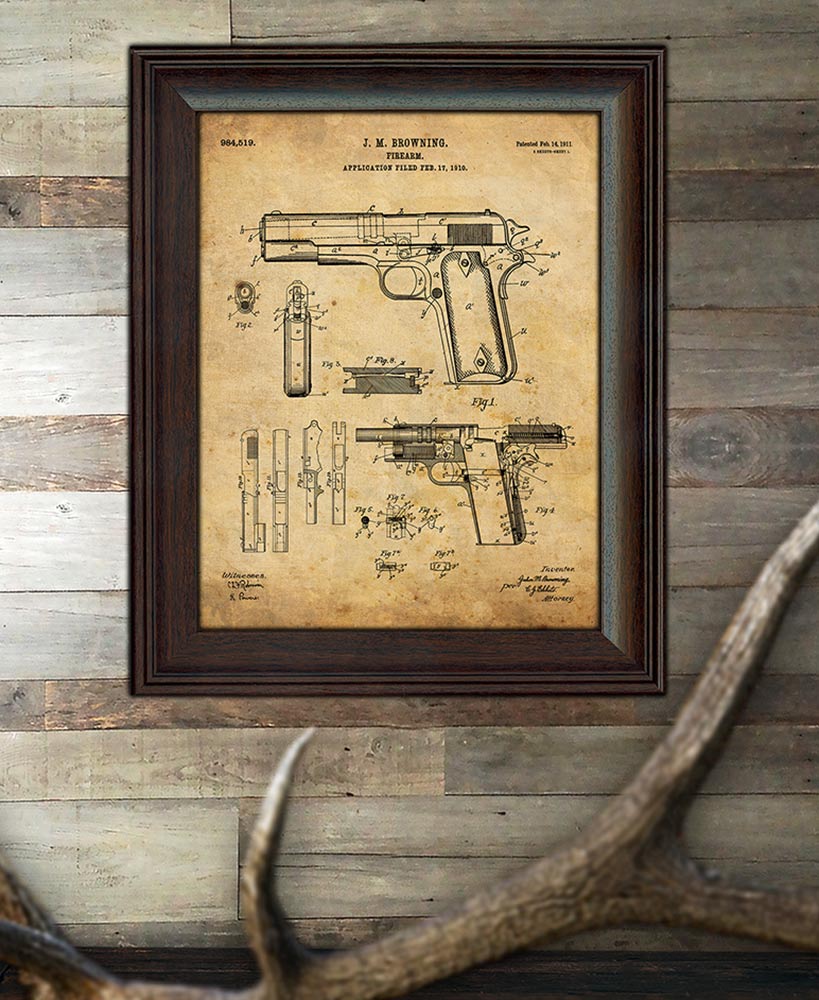 Personalized Patent Framed Wall Art