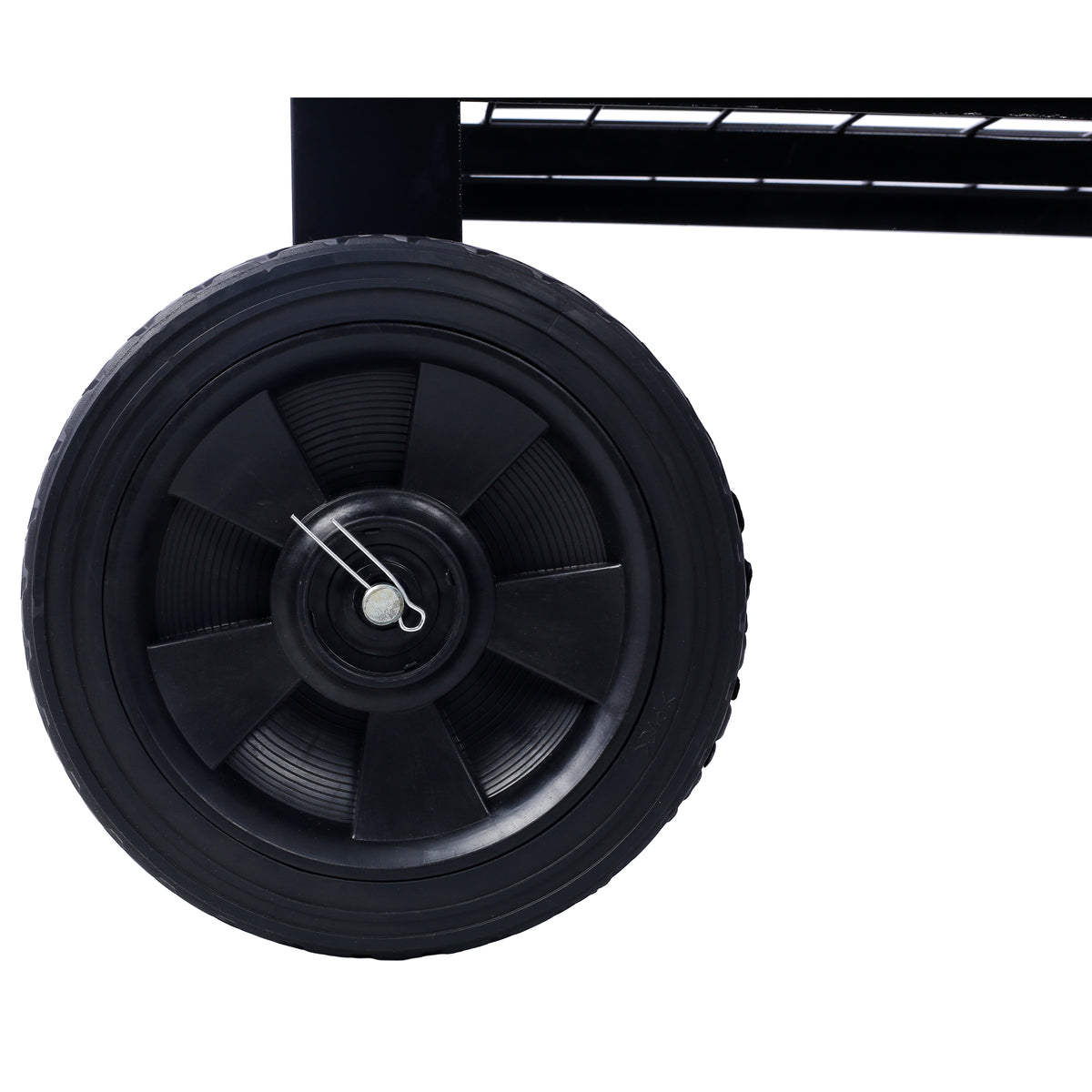 Products Elevated Mobile Raised Ergonomic Metal Planter Garden Bed for Backyard, Patio w/Wheels, Lower Shelf, black - image 10