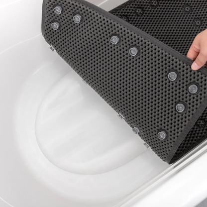 36 In. X 17 In. Non Skid Double Foam Bath Mat With 58 Suction Cups - 3 Colors