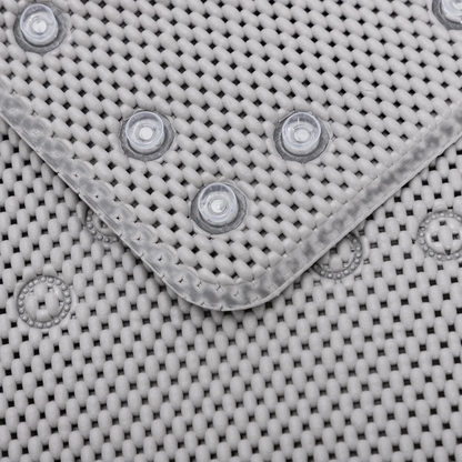 36 In. X 17 In. Non Skid Double Foam Bath Mat With 58 Suction Cups - 3 Colors