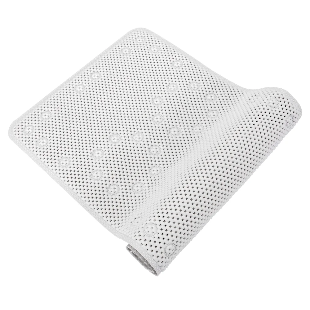 36 In. X 17 In. Non Skid Double Foam Bath Mat With 58 Suction Cups - 3 Colors