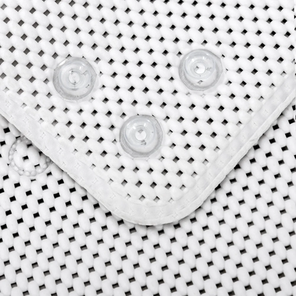 36 In. X 17 In. Non Skid Double Foam Bath Mat With 58 Suction Cups - 3 Colors