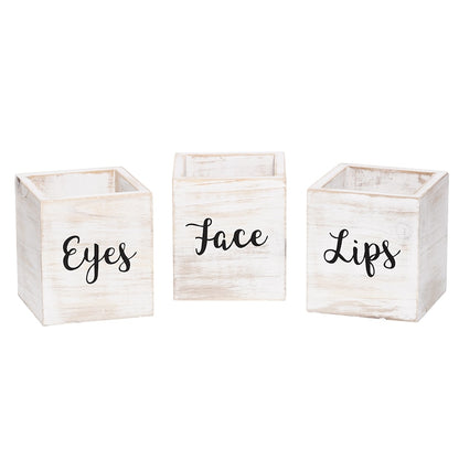 Wood Beauty Organizers