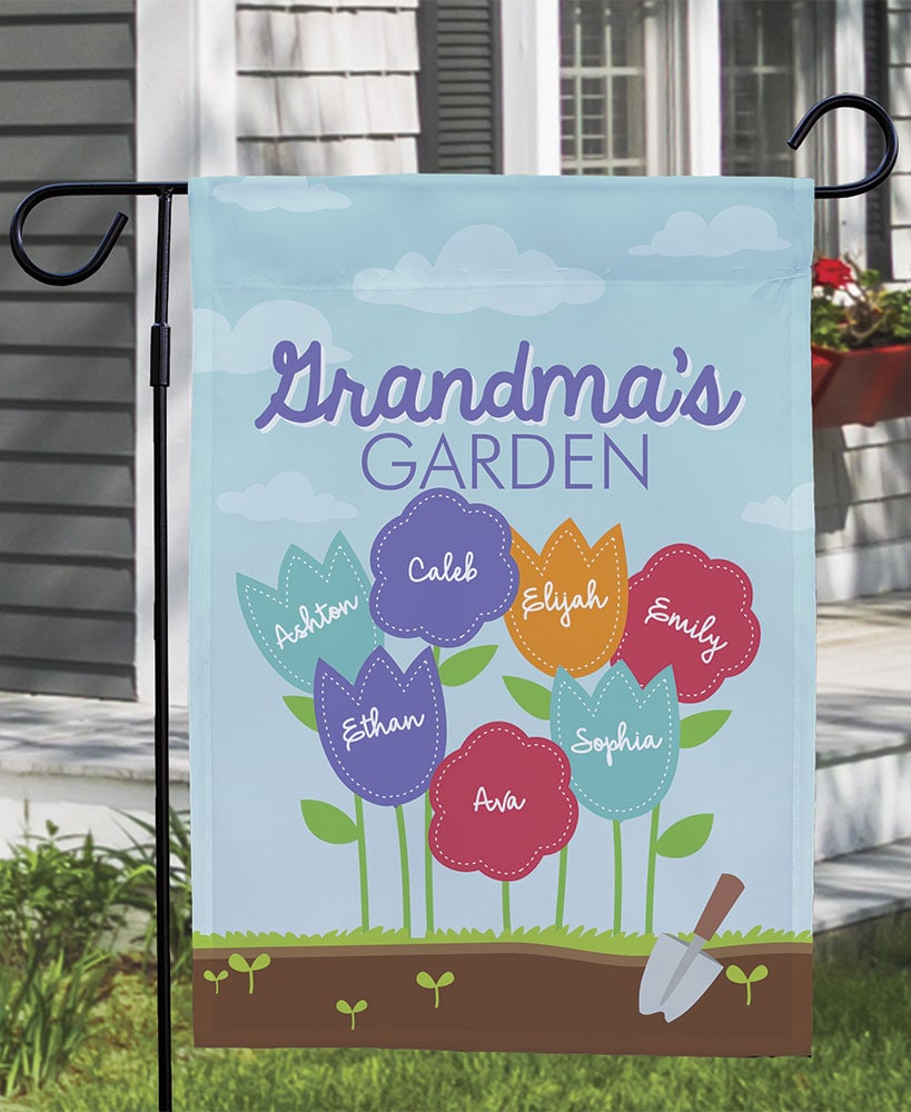 Personalized Garden Double-Sided Flag