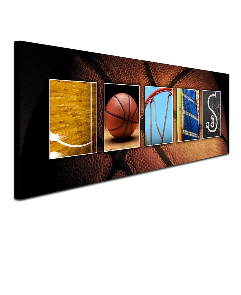 Personalized Sports Themed Name Wall Art