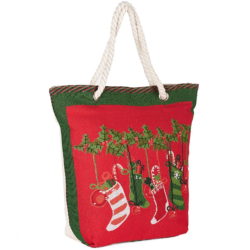 Holiday-Themed Tote Bags