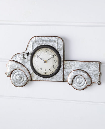 Galvanized Metal Novelty Wall Clocks